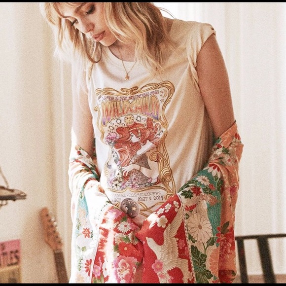 Vintage Boho Gypsy Wild Child Tee Shirt Top - Picture 3 of 6